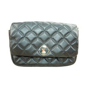 Kate Spade Natalia Flap Turnlock Crossbody Bag Quilted Black